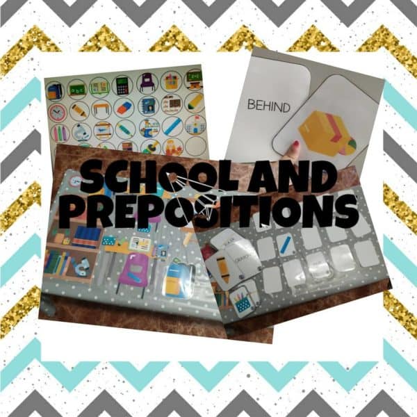 SCHOOL ELEMENTS AND PREPOSITIONS