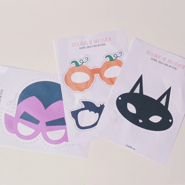Máscaras de Halloween para tus alumnos y alumnas