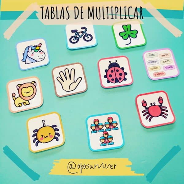 TABLAS DE MULTIPLICAR (versión digital)