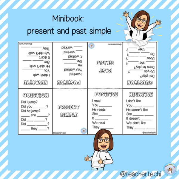 Minibook: Present and past simple