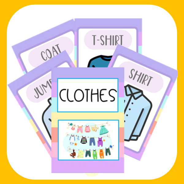 CLOTHES – Flashcards