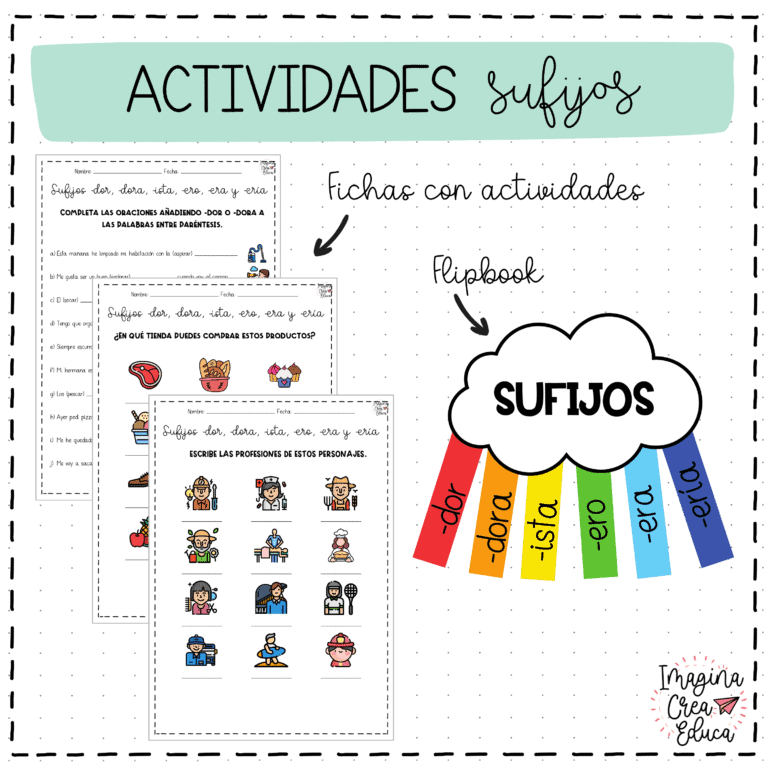 ACTIVIDADES SUFIJOS | Kumubox.com