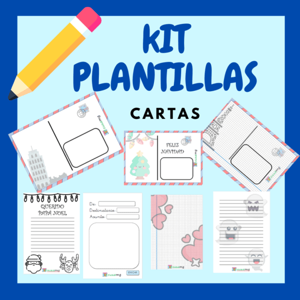 Kit Plantillas Escritura Divertida