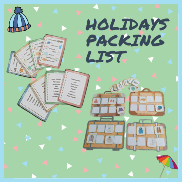 HOLIDAYS PACKING LIST