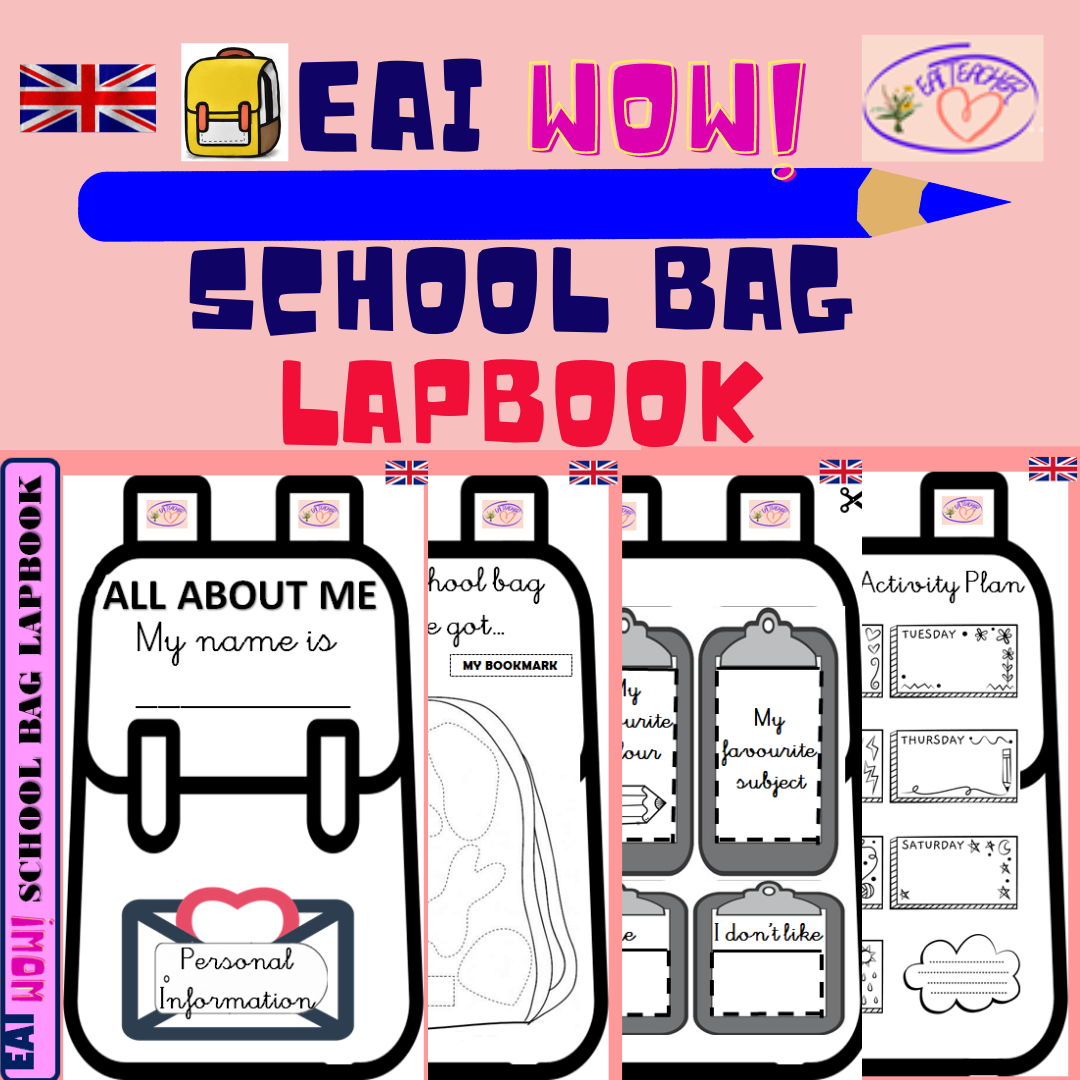SCHOOL BAG LAPBOOK 
