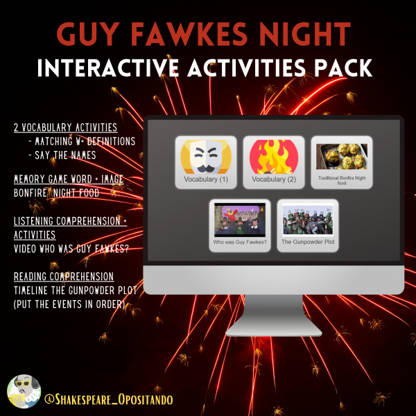 GUY FAWKES INTERACTIVE ACTIVITIES PACK