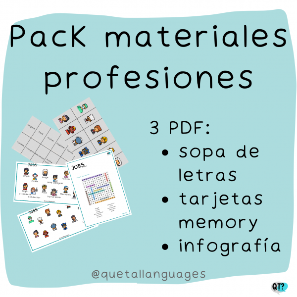 Pack vocabulario trabajos (jobs)
