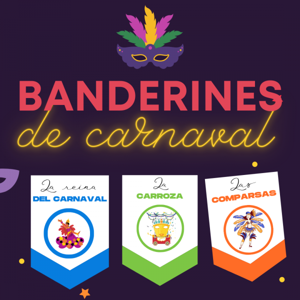 Banderines Carnaval