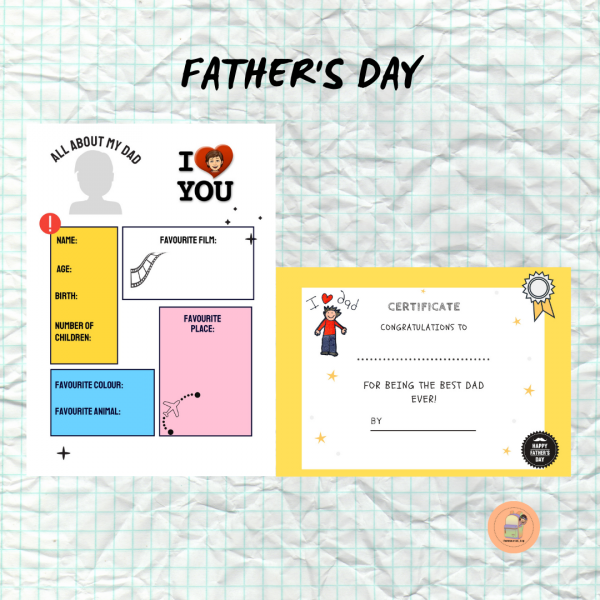 MATERIALS FOR FATHER’S DAY