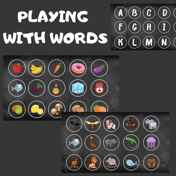 Playing with words (abecedario y vocabulario)