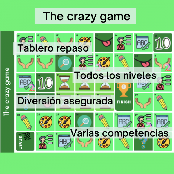 The crazy game-tablero repaso