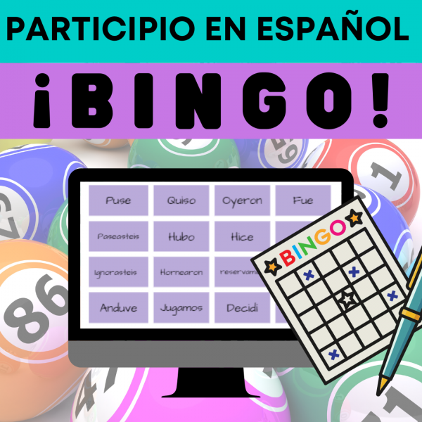 ¡BINGO! Participio en español.