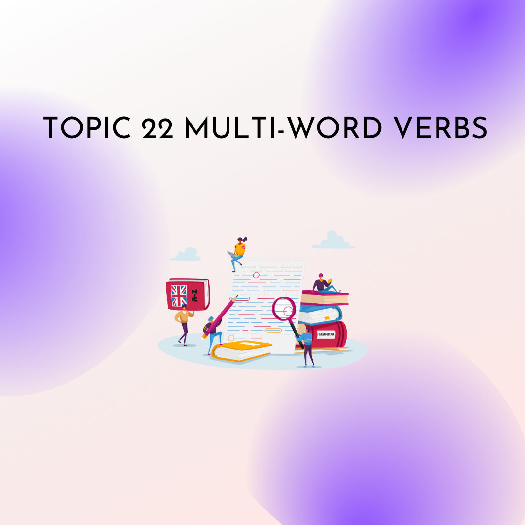 Multi word verbs что это такое