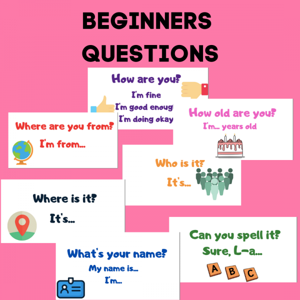 Beginners questions in English