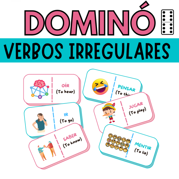 Dominó verbos irregulares en español