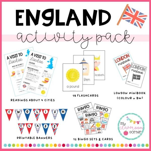 England Activity pack