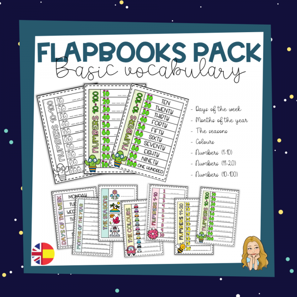FLAPBOOKS PACK – Basic vocabulary