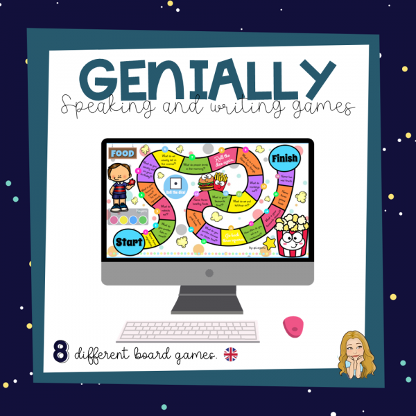 GENIALLY PACK – SPEAKING AND WRITING BOARD GAMES