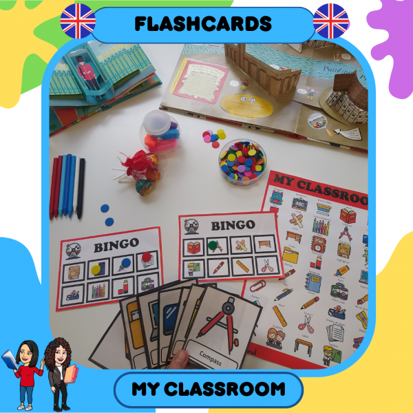 My Classroom – 40 Flashcards