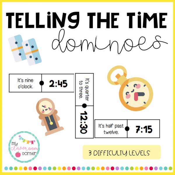 Domino – telling the time