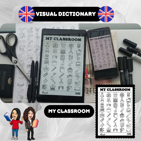 My Classroom – Visual Dictionary (40 words)