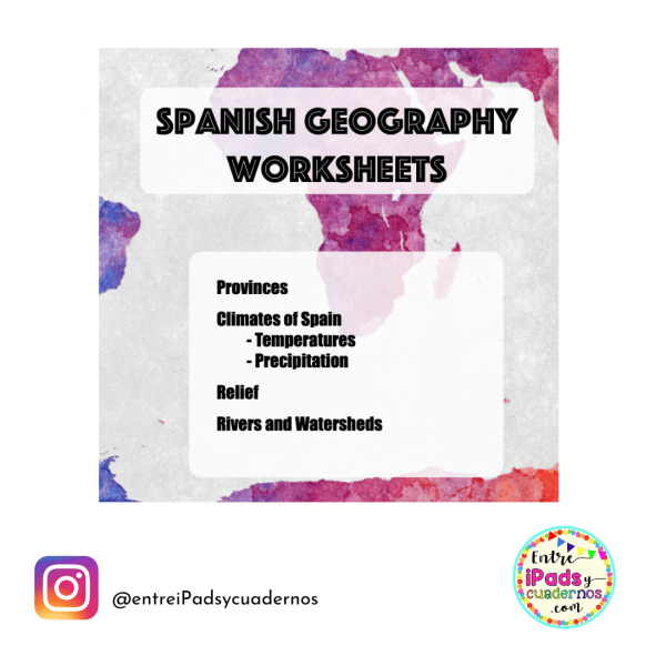 Spanish Geography: provinces, rivers, relief and climates.