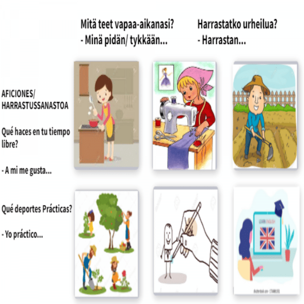 Liikunta ja harrastukset/ Qué haces en tu tiempo libre?