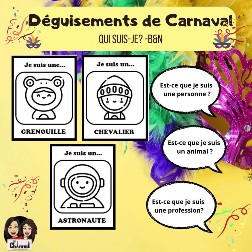 Déguisements De Carnaval – Qui Suis-je? – B&N | Kumubox.com