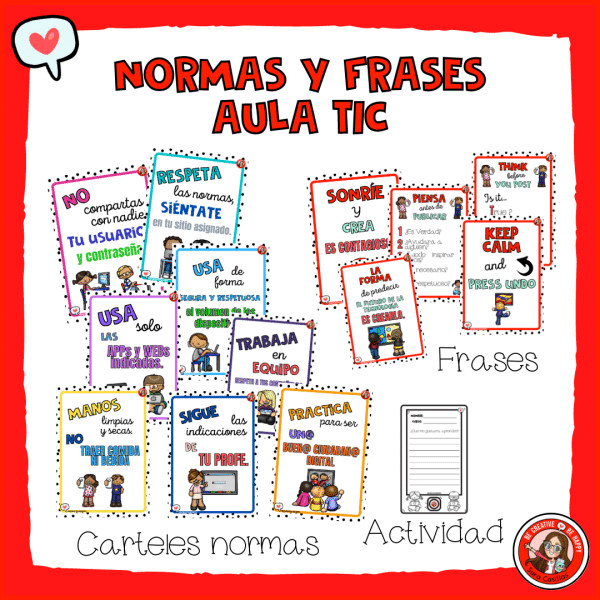 NORMAS Y CARTELES AULA TIC