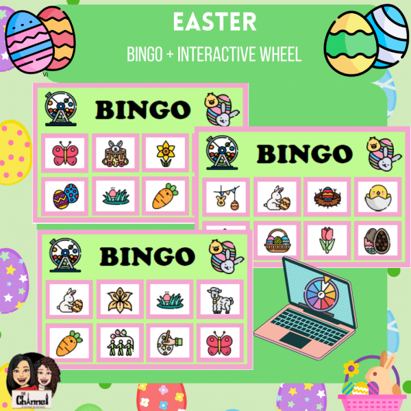 Easter – Bingo + Interactive vocabulary wheel