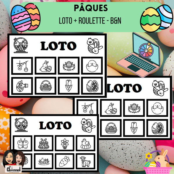 Pâques – Loto + Roulette interactive B&N