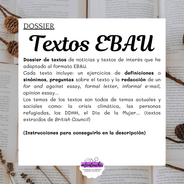 Dossier textos EBAU 1