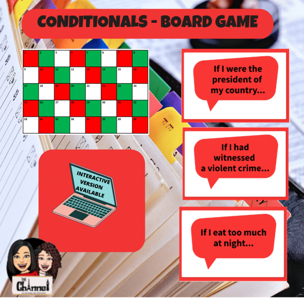 Conditionals – Speaking Game – Interactive and Printable