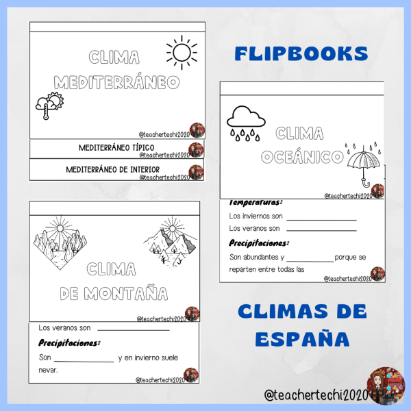 Flipbooks: Climas de España