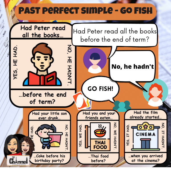 Past Perfect Simple – Go Fish – Colour