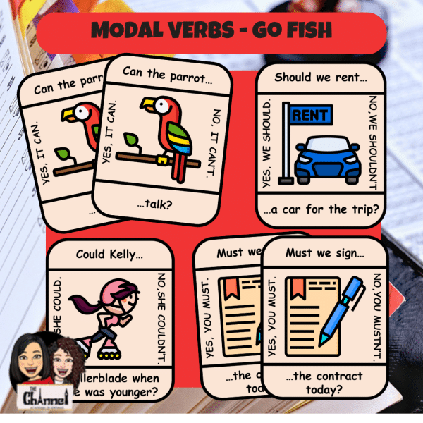 Modal Verbs – Go Fish – Colour