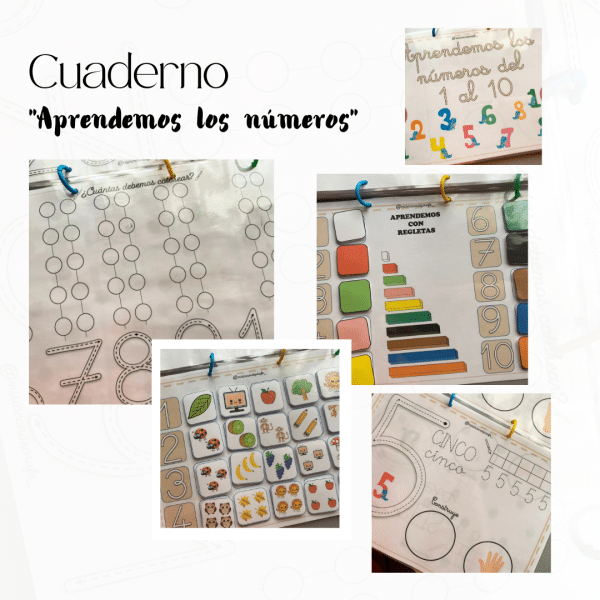 Cuaderno interactivo “aprendemos los números”