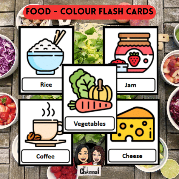Food – Colour Flash Cards