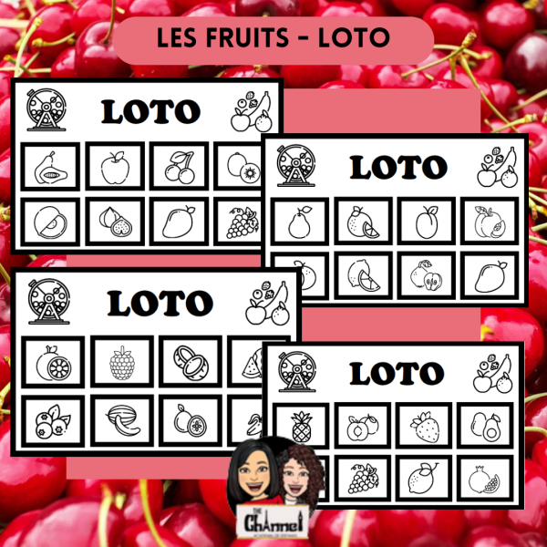 Les Fruits – Loto B&N + Roulette Interactive
