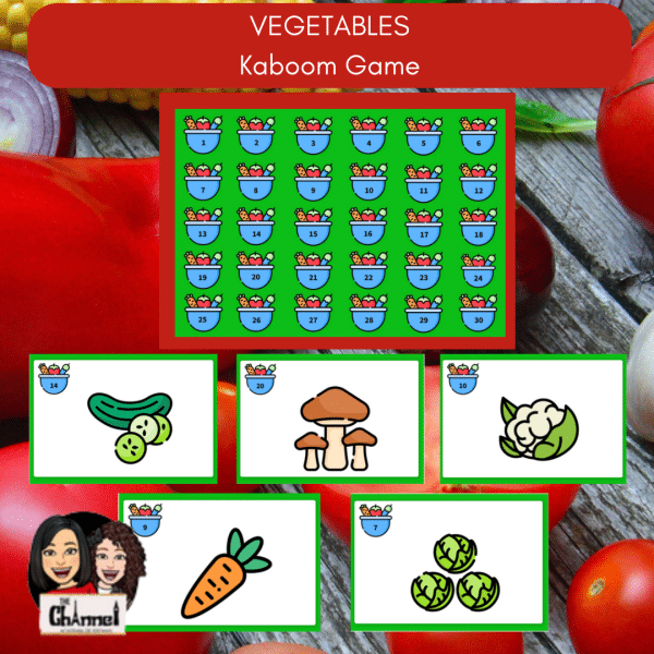 Vegetables – Kaboom Game