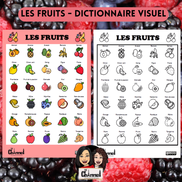 Les Fruits – Dictionnaire Visuel