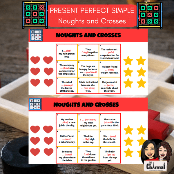 Present Perfect Simple – Noughts and Crosses Game